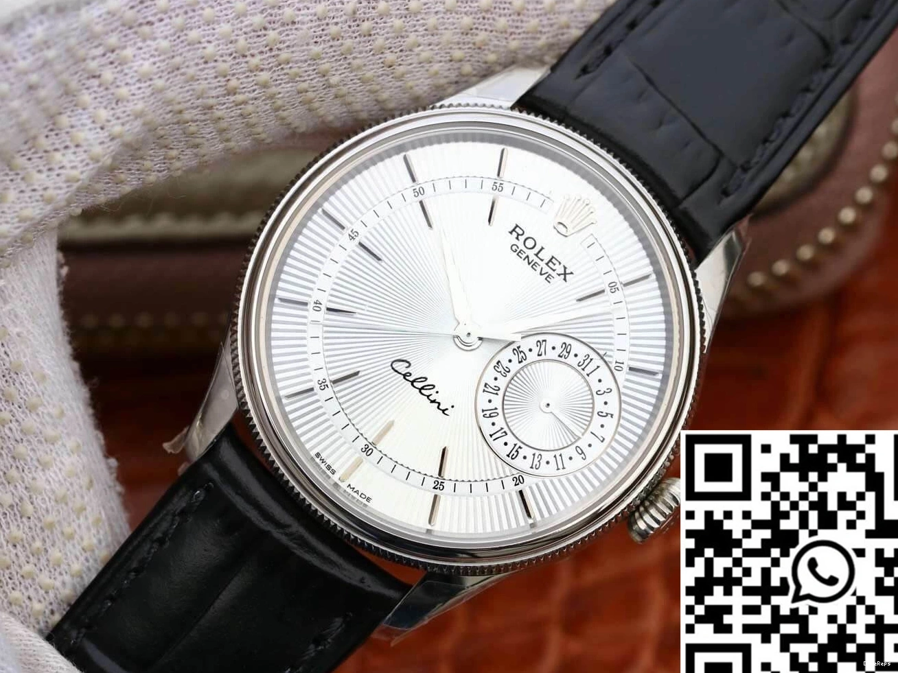 Dial Factory White Rolex MKS Celini Date M50519-0006 0415